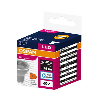 Żarówka LED VALUE PAR16 6,9W (50W) GU10 6500K 575lm
