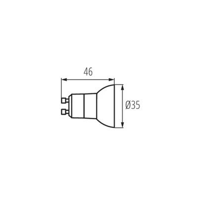 Żarówka Remi LED 2,2W GU10 3000K biała