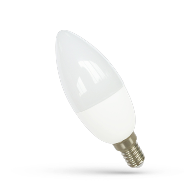 Żarówka SPECTRUM LED świeca E14 7W 230V biały ciepły