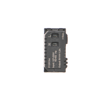 Зарядний пристрій USB  K45 USB 2.0 - A 5V DC 1.5A графіт