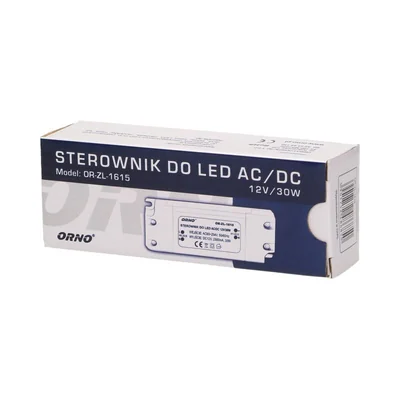 Zasilacz LED AC/DC, 30W, IP20