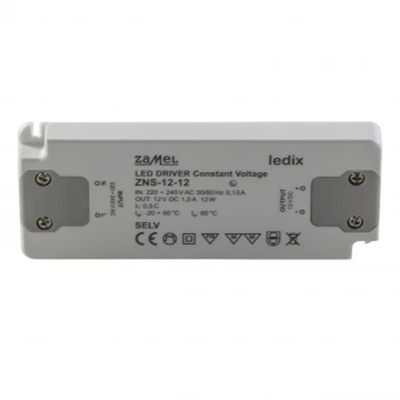 Zasilacz LED slim 12V DC 12W