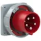Zástrčka desky IP67 125A 400V 3P+Z+N IP67