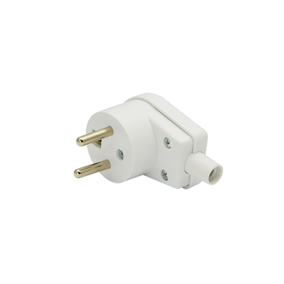 Zástrčka úhlová 16A 230V IP20 bílá