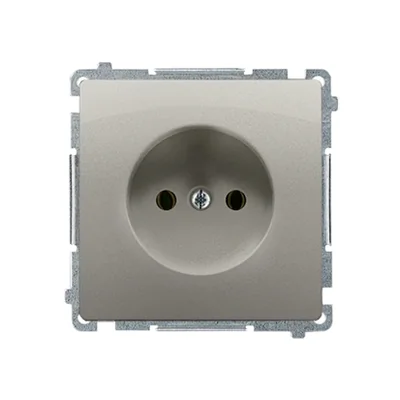 Zásuvka (modul), 230V, matná metalíza