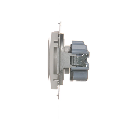 Zásuvka s uzemněním a žaluziemi (modul) 16A 250V bílá