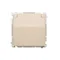 Zásuvka Simon Basic WMBW-50111x-9011 Schuko pro provedení IP44 s krytkami (modul) 16A, 250V~, šroubovací svorky; béžová