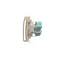 Zásuvka Simon Basic WMBW-53111x-9011 Schuko pro provedení IP44 s krytkami (modul) 16A, 250V~, šroubovací svorky; průhledná krytka; béžová