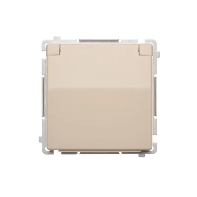 Zásuvka Simon Basic WMBW-70111x-9011 Schuko pro verzi IP44 (modul) 16A, 250V~, šroubovací svorky; béžová