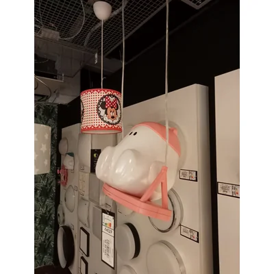 Závěsná lampa Buddy Pink