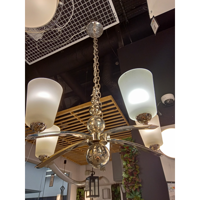 Závěsná lampa Elstead Lighting HK/ZELDA5 PN, leštěný nikl