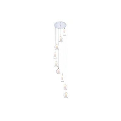 Závěsné chromové svítidlo AMBER MILANO E14 IP20 se skleněnými stínidly