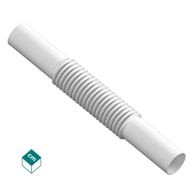ZCL / Flexibler PVC-U-Verbinder Weiß 18 (100 Stück/Packung)