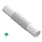 ZCL / Flexibler PVC-U-Verbinder Weiß 28 (100 Stück/Packung)