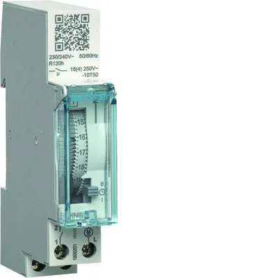 Zegar analogowy dobowy z rezerwą chody 230V 16A