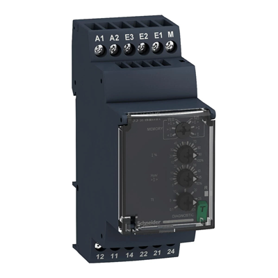 Zelio Control Current control relay 0.1-15A -240VAC/DC 2C/O 5A