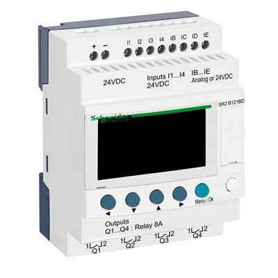 Zelio Logic 8 inputs 4 outputs 24VDC