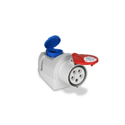 Zestaw Gniazdo siłowe stałe 16A 5p + Gniazdo 16A 250V IP44
