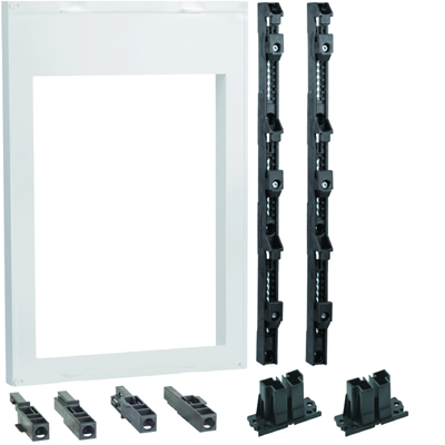 Zestaw UNIVERS N-HC H750xB500 dla rozł. listw. 8xNH00 - 4xNH1-3 system szyn rozst. 185 dla Cu 40/60/80/100 x10