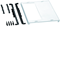 Zestaw UNIVERSNHC 450x500mm dla 9 rozłącz.listw. NH00 na system szyn 60mm dół