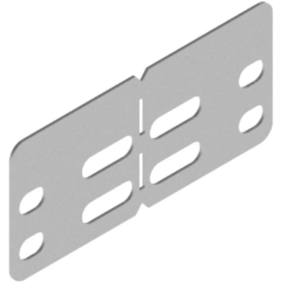 Zinc plated connector, height 60mm