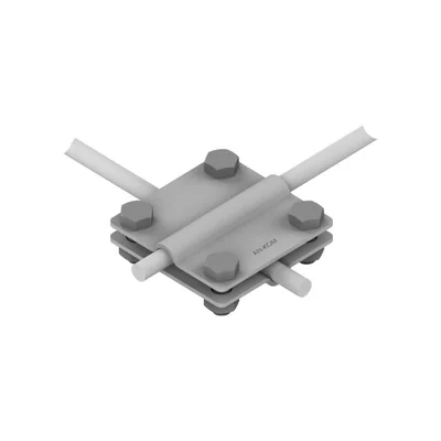 Złącze krzyżowe /duże/ B=40 mm (2 płytki-4xM8) ocynkowane ogniowo