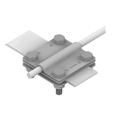 Złącze krzyżowe /duże/ B=40 mm (3 płytki-4xM8) ocynkowane ogniowo