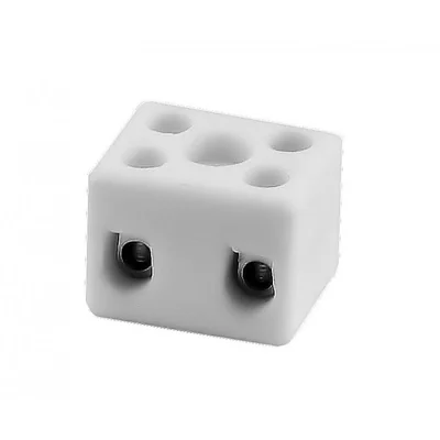 Złączka gwintowa porcelanowa 4mm2 2 tory 25szt.