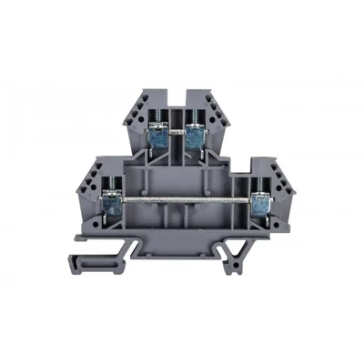 Złączka piętrowa 4mm2 szara