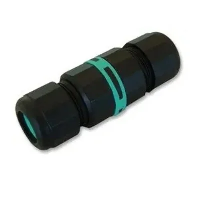 Złączka skręcana hermetyczna 4-polowa 4mm2 IP68 czarna