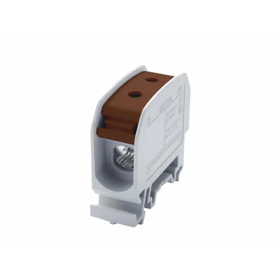 Złączka szynowa gwintowa 16mm² brązowa