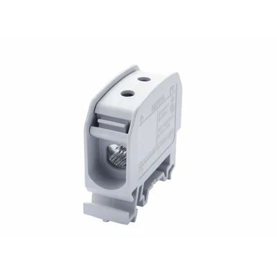 Złączka szynowa gwintowa 16mm² szara
