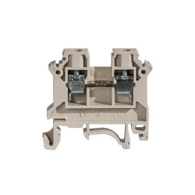 Złączka szynowa gwintowa seria NOWA 4 mm2 TS 35 1 tor 50szt.