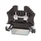 Złączka szynowa gwintowa ZSG ( ZUG ) 2, 5mm2 czarny