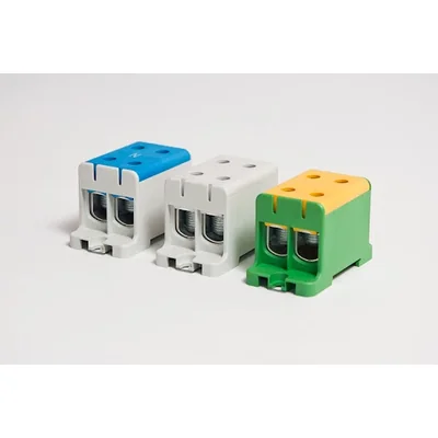 Złączka szynowa gwintowana WLZ‑35P 2x16-95mm2 szara