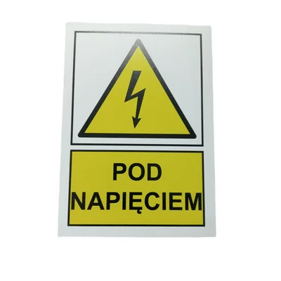 Značka "Pod napětím" 148x210