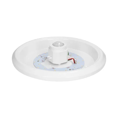 ZONDA LED-Deckenleuchte 12 W mit Bewegungsmelder, 800 lm, Schutzart IP20, 4000 K, milchiges Polycarbonat, weiß