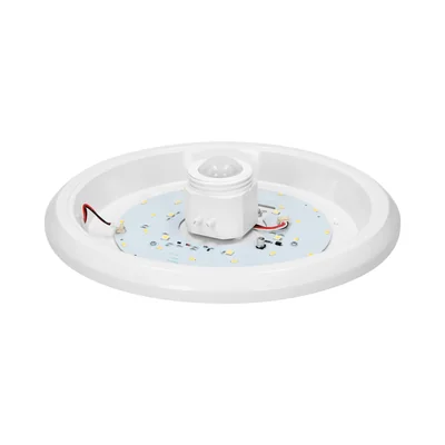 ZONDA LED EMERGENCY 12W/1.2W, ceiling lamp with motion sensor, 800lm/80lm, IP20, 4000K, opal polycarbonate, white