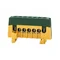 ZPI protective strip 7-module 7x16mm2 - yellow/green IP20