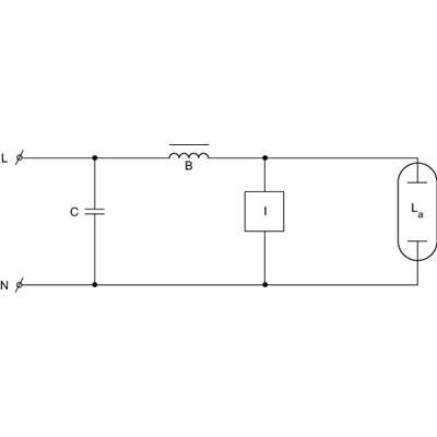 Zündgerät für Leuchtstofflampen 250-400W, 230V