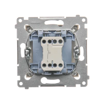 "zvonkové" tlačítko (modul) 10A 230V rychlospojky zlaté (kovové)