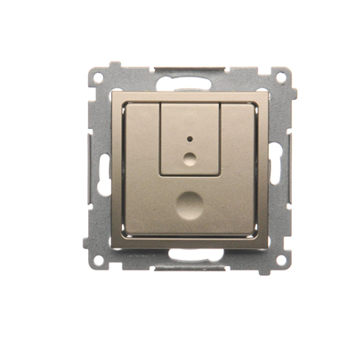 Zwei-Tasten-Dimmer (Modul) 40-500 W (300 VA), goldmetallic