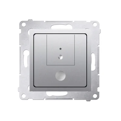 Zwei-Tasten-Dimmer (Modul) 40-500 W (300 VA) silber (metallic)