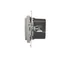 Zwei-Tasten-Dimmer (Modul) 40-500 W (300 VA) silber (metallic)