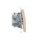 Zweikreistaster, zweikreisig: 2 Eingänge, 2 Ausgänge (Modul) 230V, beige