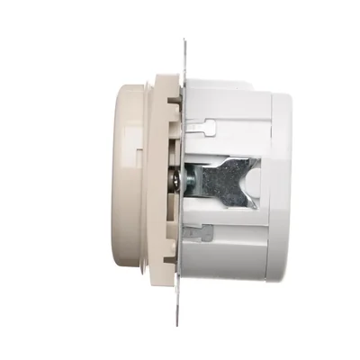 Zweipoliger Drehdimmer für dimmbare LEDs 230V (Modul) 5-215W, cremefarbene 4-Draht-Installation erforderlich