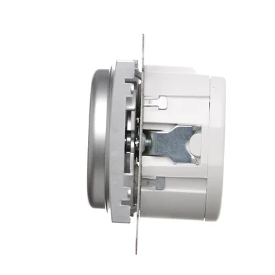 Zweipoliger Drehdimmer für dimmbare LEDs 230V (Modul) 5-215W, silbermetallic