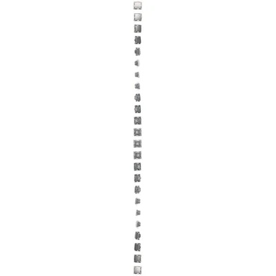Zweipoliger Schalter mit LED-Hintergrundbeleuchtung (Modul) 10A, 250V, Schnellanschlüsse, silber (metallic)