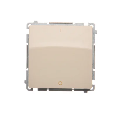 Zweipoliger Schalter (Modul) 230V, beige
