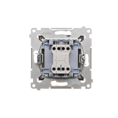 Zweipoliger Schalter (Modul) 230V, mattbronzemetallic